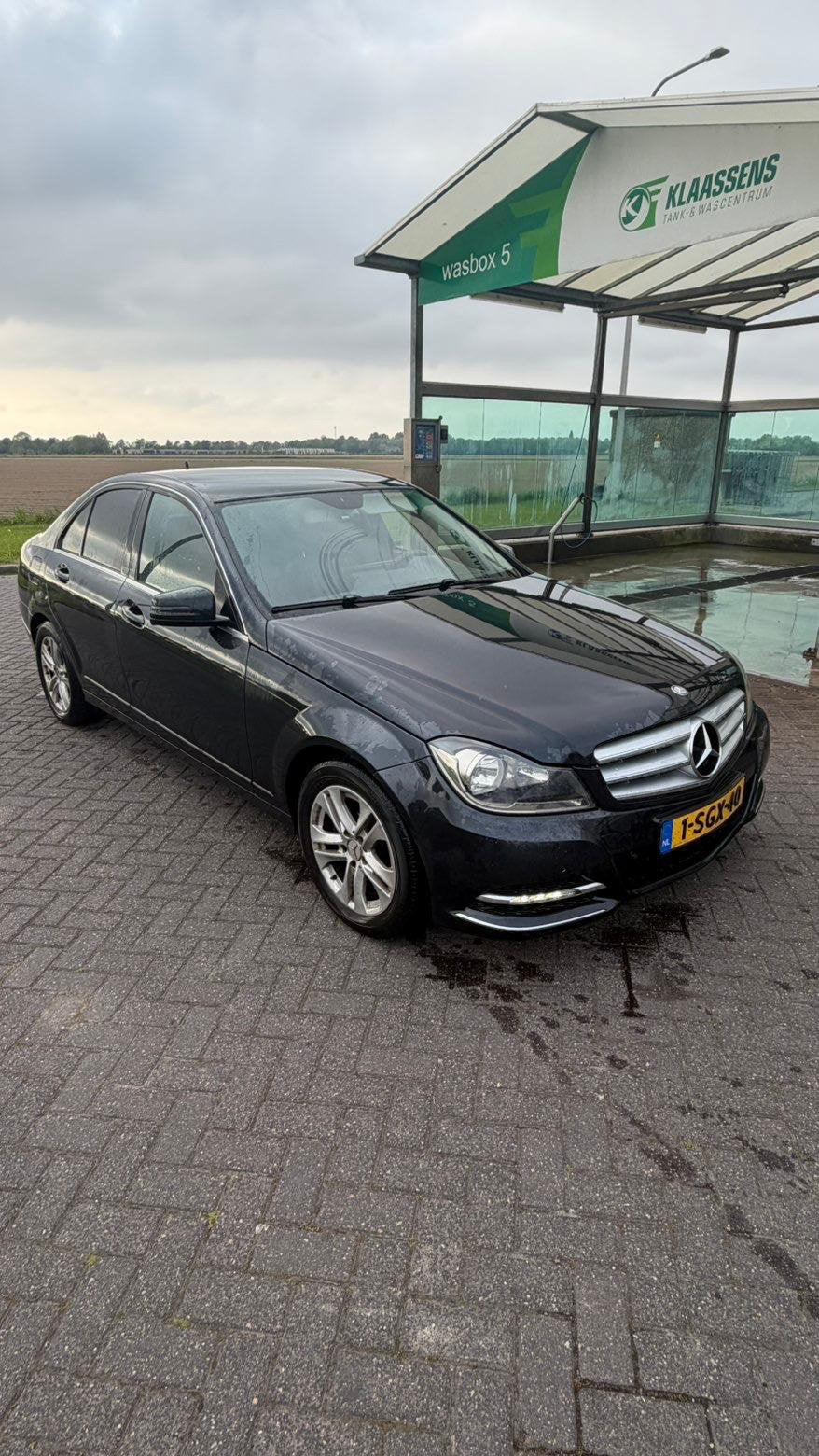 Mercedes-Benz C-Klasse 2.2 CDI C220 Sedan 2013 Zwart, Auto's, Mercedes-Benz, Achterwielaandrijving, 1800 kg, 4 cilinders, Origineel Nederlands