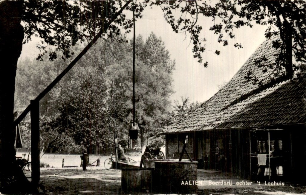 Aalten - Boerderij - achter t Loohuis, Ophalen of Verzenden, 1960 tot 1980, Gelopen, Gelderland