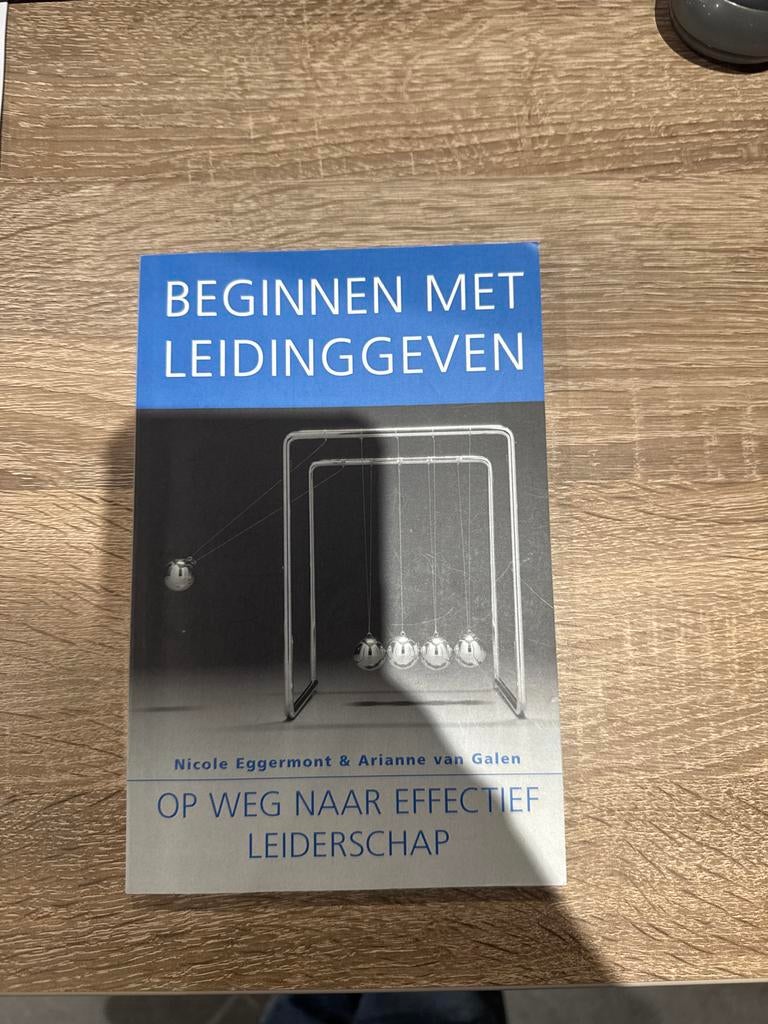 Beginnen met Leidinggeven - Effectief Leiderschap, Ophalen of Verzenden, Zo goed als nieuw, Management