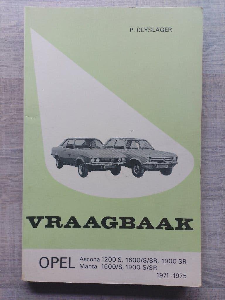 P. Olyslager vraagbaak Opel Ascona A / Manta A 1971 - 1975, Verzenden