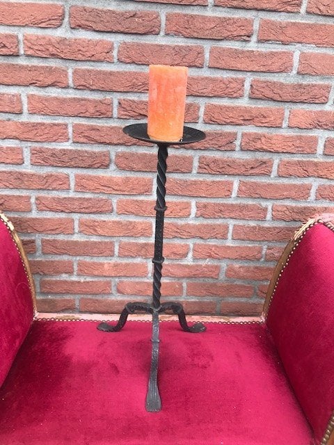 metalen "kasteel" kandelaar, Ophalen of Verzenden