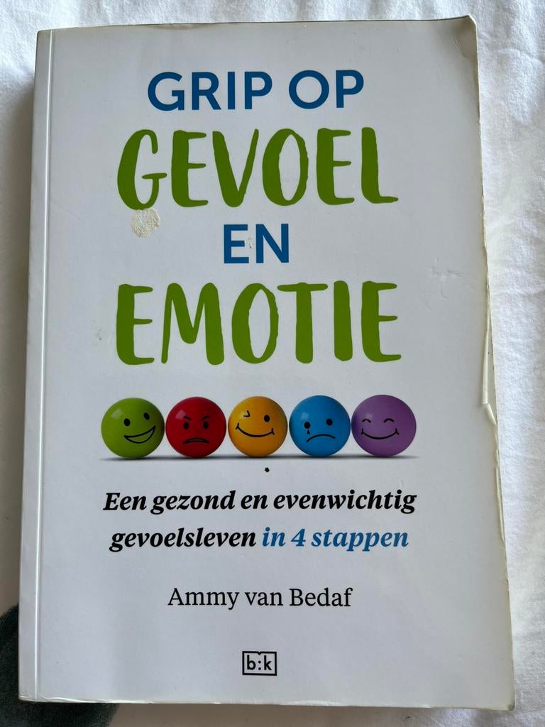 Ammy van Bedaf - Grip op gevoel en emotie, Ammy van Bedaf, Ophalen of Verzenden, Ontwikkelingspsychologie, Zo goed als nieuw