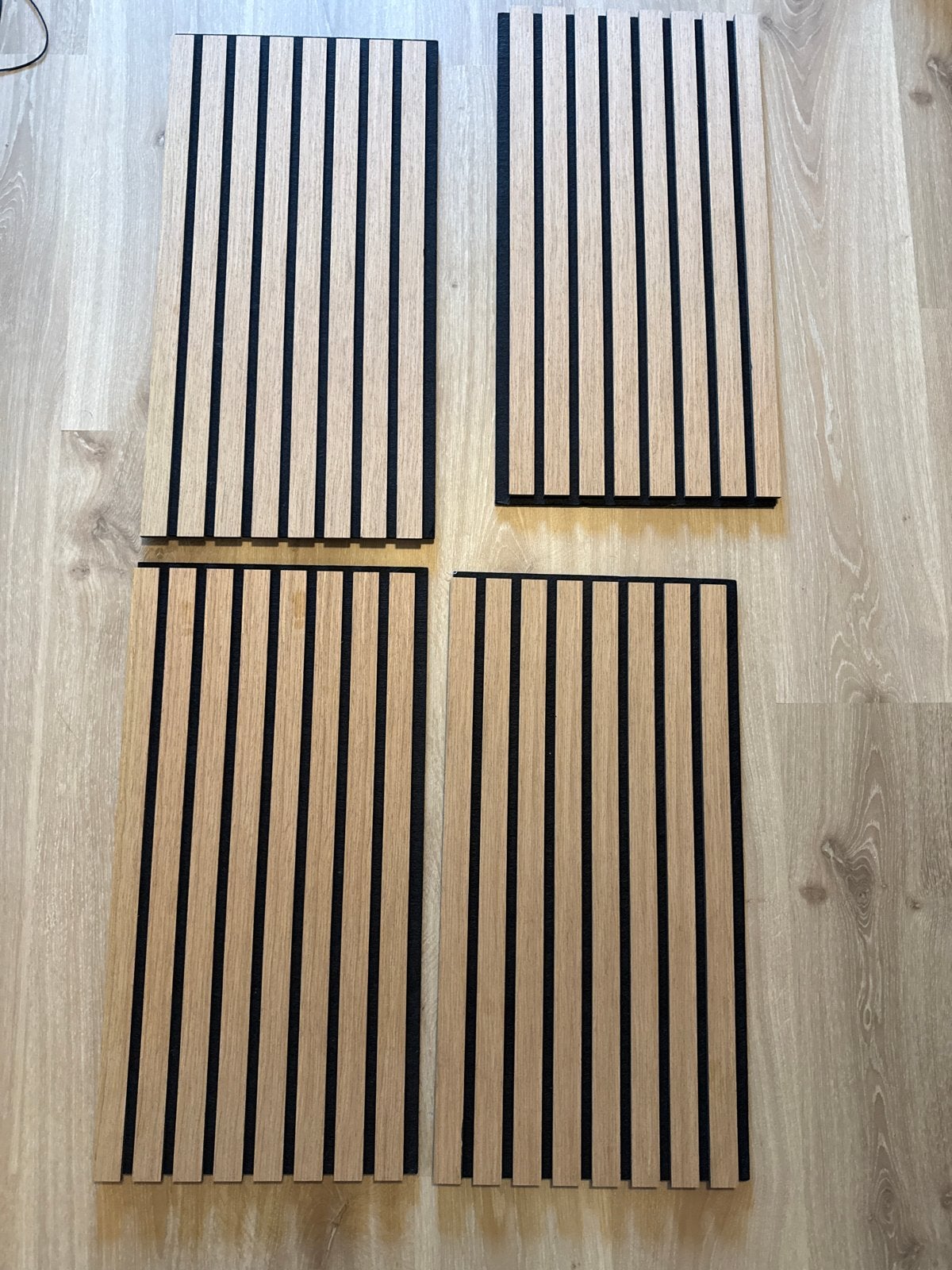 Akoestische wandpanelen 30x60 cm, Hout, Meerkleurig, Ophalen of Verzenden, Zo goed als nieuw