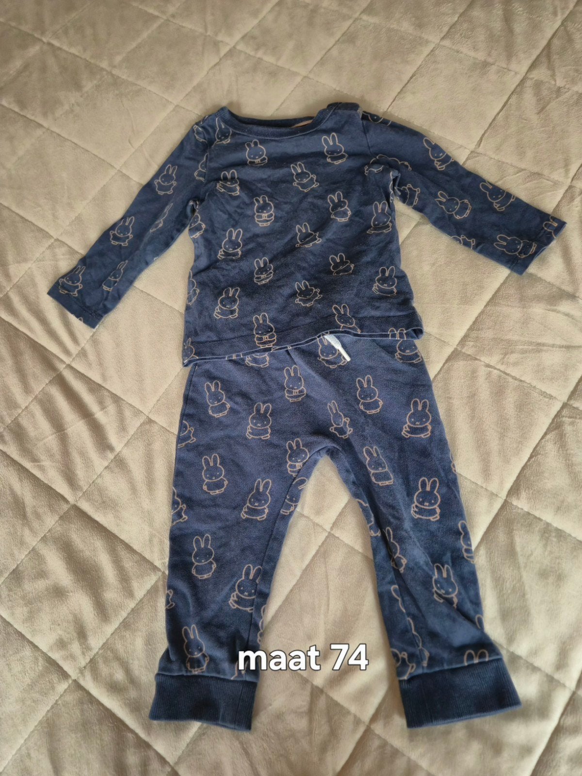 Nijntje Pyjama Set Maat 74, Nacht- of Onderkleding, Gebruikt, Jongetje of Meisje, Nijntje