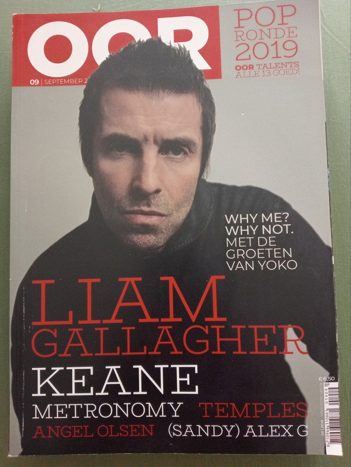 OOR Magazine September 2019 - Liam Gallagher, Ophalen of Verzenden, Gelezen, Muziek, Film of Tv