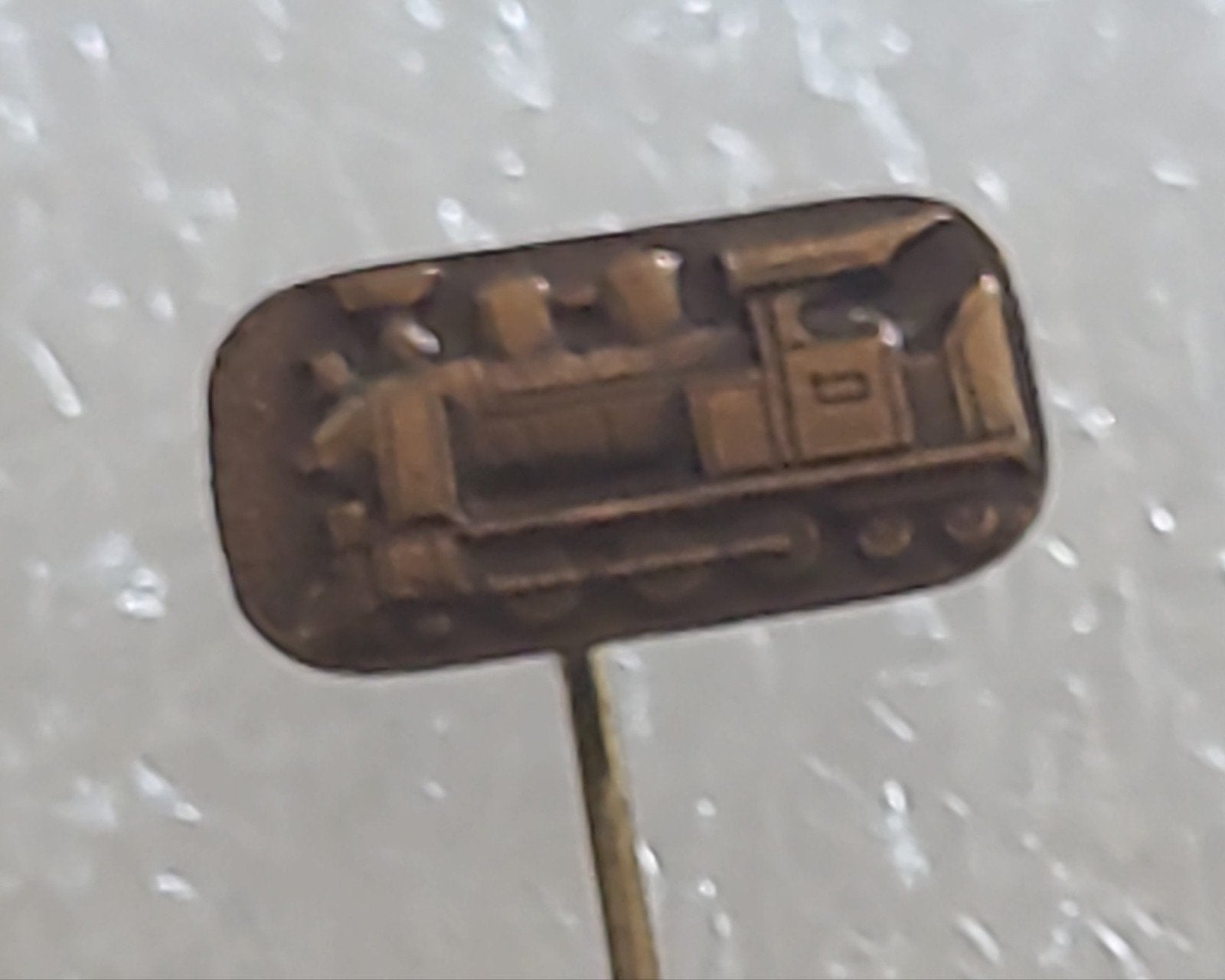 Vintage Speldje Locomotief Trein, Verzenden, Gebruikt, Transport, Speldje of Pin