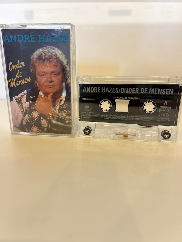 André Hazes - Onder de Mensen Cassetteband, Cd's en Dvd's, Cassettebandjes, Gebruikt, 1 bandje, Ophalen of Verzenden, Voorbespeeld