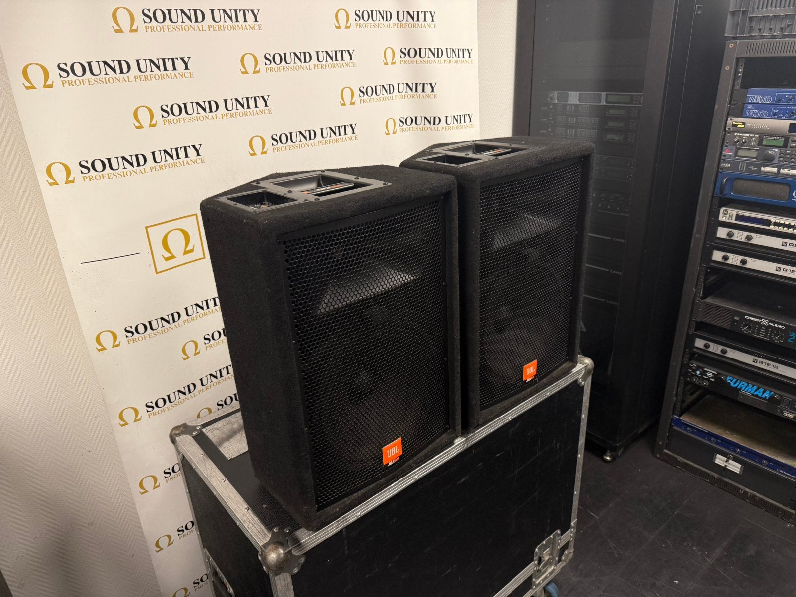 JBL Pro JRX112M - passieve PA speakers, Ophalen, Zo goed als nieuw, JBL