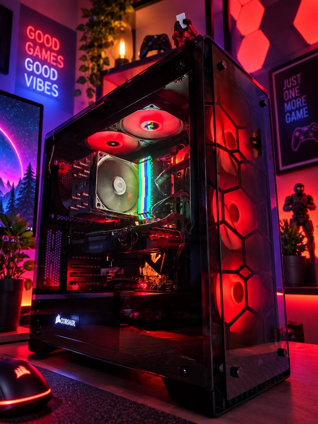 RGB GAME PC - INTEL I9 - RTX 2080 SUPER - 32GB - 2TB - Win11, Ophalen, Kapoen PC Gaming, 32 GB, Intel Core i9