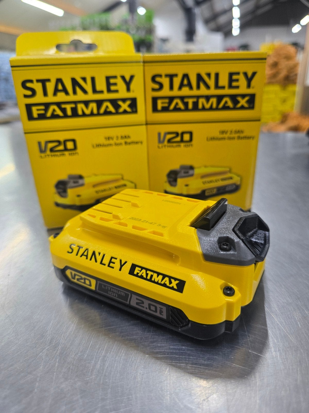 Stanley Fatmax V20 18V 2.0Ah Lithium-Ion Accu, Ophalen of Verzenden, Nieuw, Overige merken, Overige typen