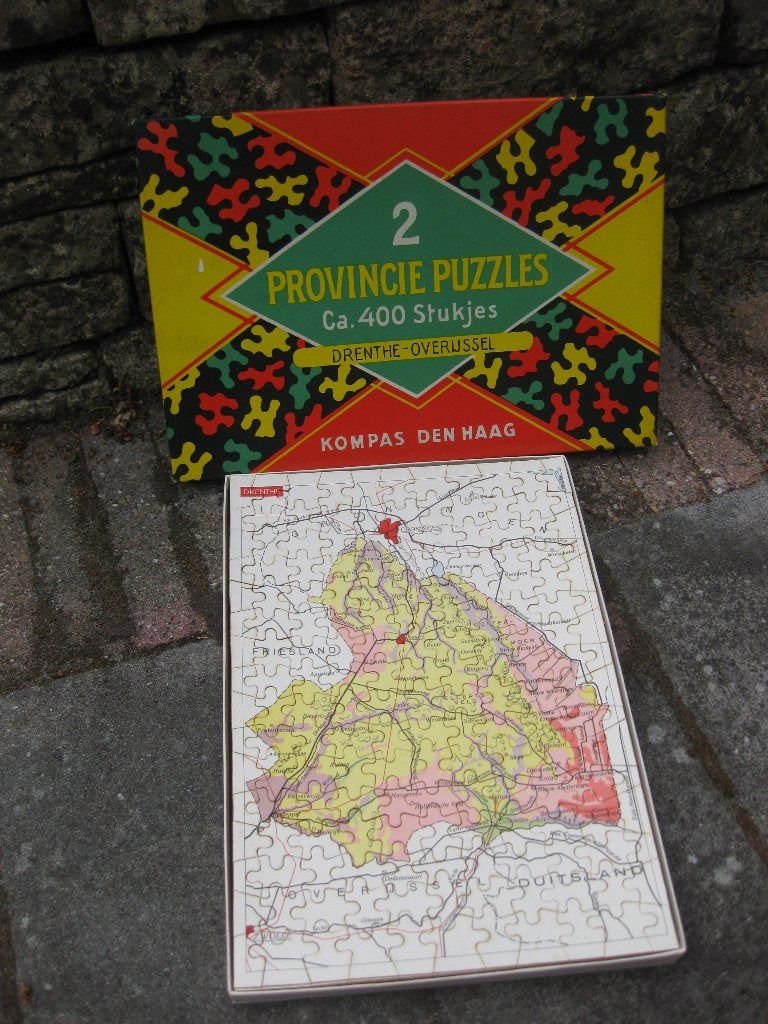 Provincie Puzzles Zuid-Holland/Zeeland Kompas Den-Haag, Ophalen