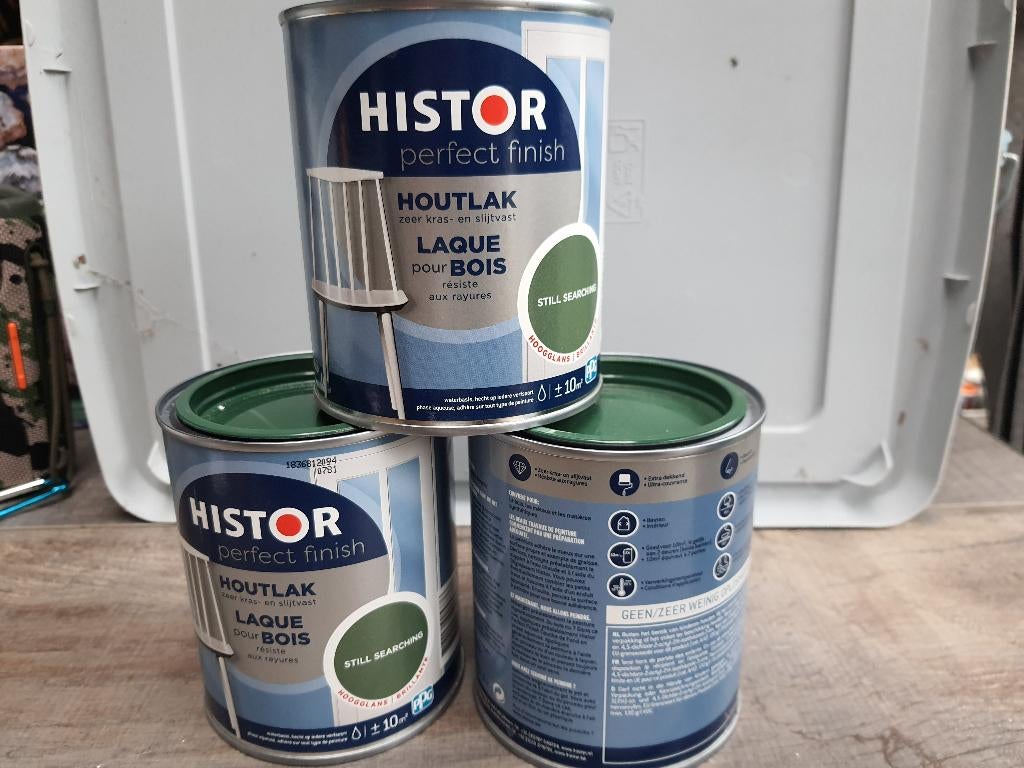 div kleuren histor perfect finish 750ml kras en slijtvast, Overige kleuren, Nieuw, Ophalen of Verzenden, Lak