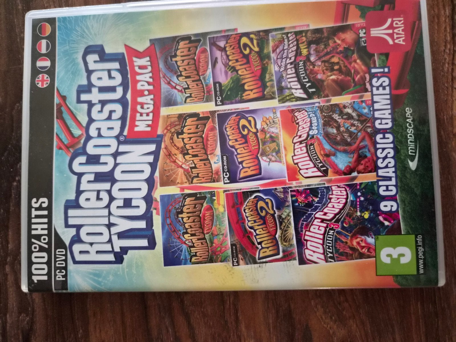 RollerCoaster Tycoon Mega-Pack PC DVD - 9 Klassieke Games!, Spelcomputers en Games, Ophalen of Verzenden