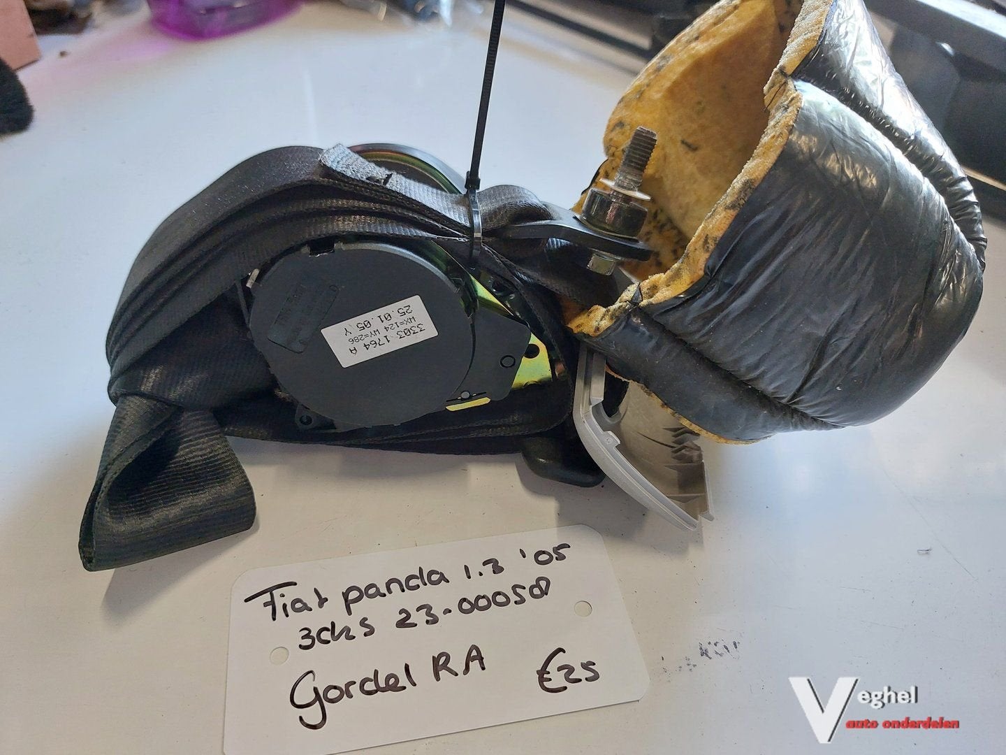 Fiat Panda 5drs 1.3B Gordel RA of LA of LV  '05, Auto-onderdelen, Gebruikt, -, -, Ophalen of Verzenden