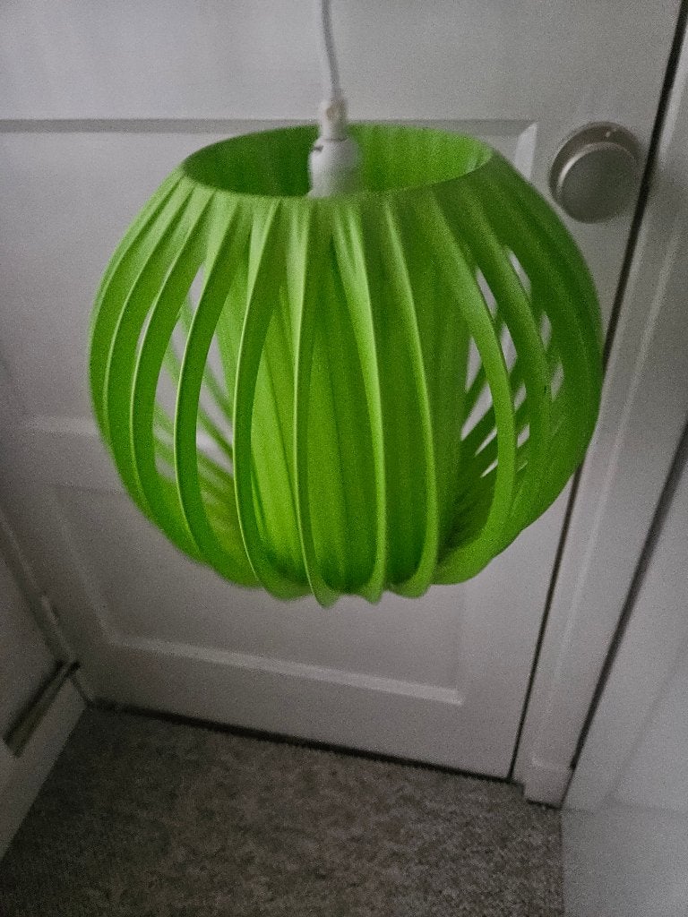 lamellen hanglamp retro, Ophalen of Verzenden