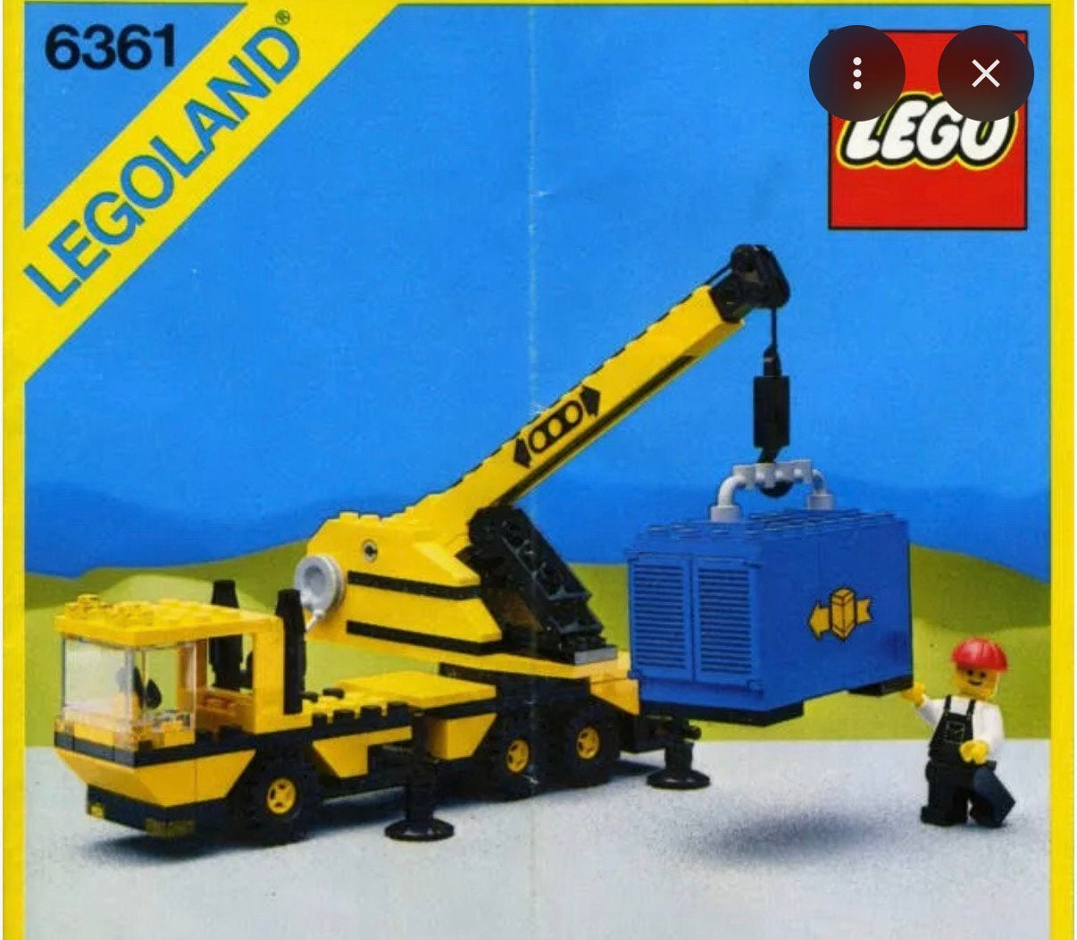 Lego 6361 ~ Mobile Crane, Gebruikt, Overige thema's, Lego, Ophalen of Verzenden