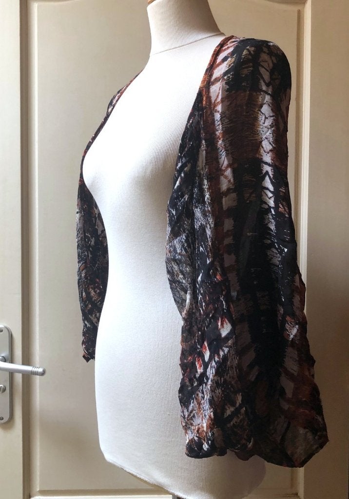 Didi zomer bolero vestje bruin mt xl, Bruin, Maat 46/48 (XL) of groter, Didi, Ophalen of Verzenden