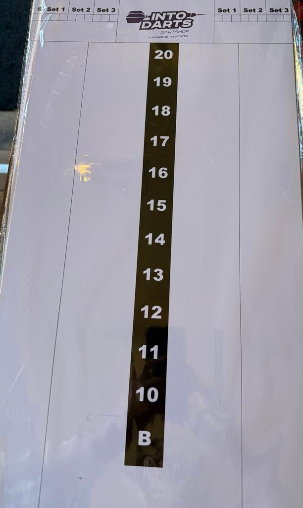 Whiteboard darts puntentelling 2 stuks, Ophalen, Nieuw, Overige typen