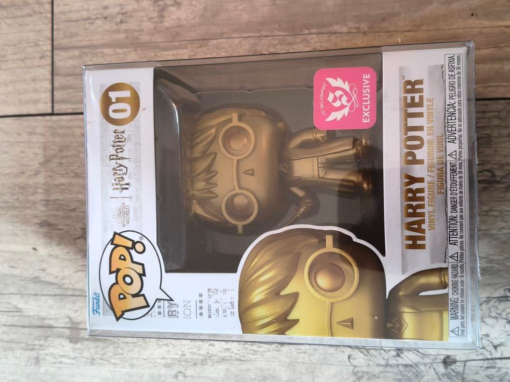 Funko Pop! Harry Potter Goud Exclusief, Ophalen of Verzenden, Nieuw, Actiefiguurtje