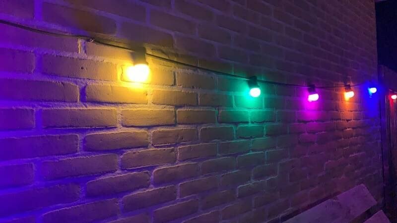 Gekleurde E27 LED lampen voor prikkabel (g45) nieuw, Led-lamp, Verkoop@prikkabelxl.nl, Overige lichtkleuren, Nieuw