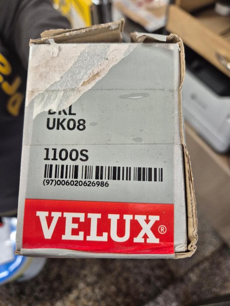 Velux rolgordijn, Ophalen, Blauw, Nieuw, 50 tot 100 cm