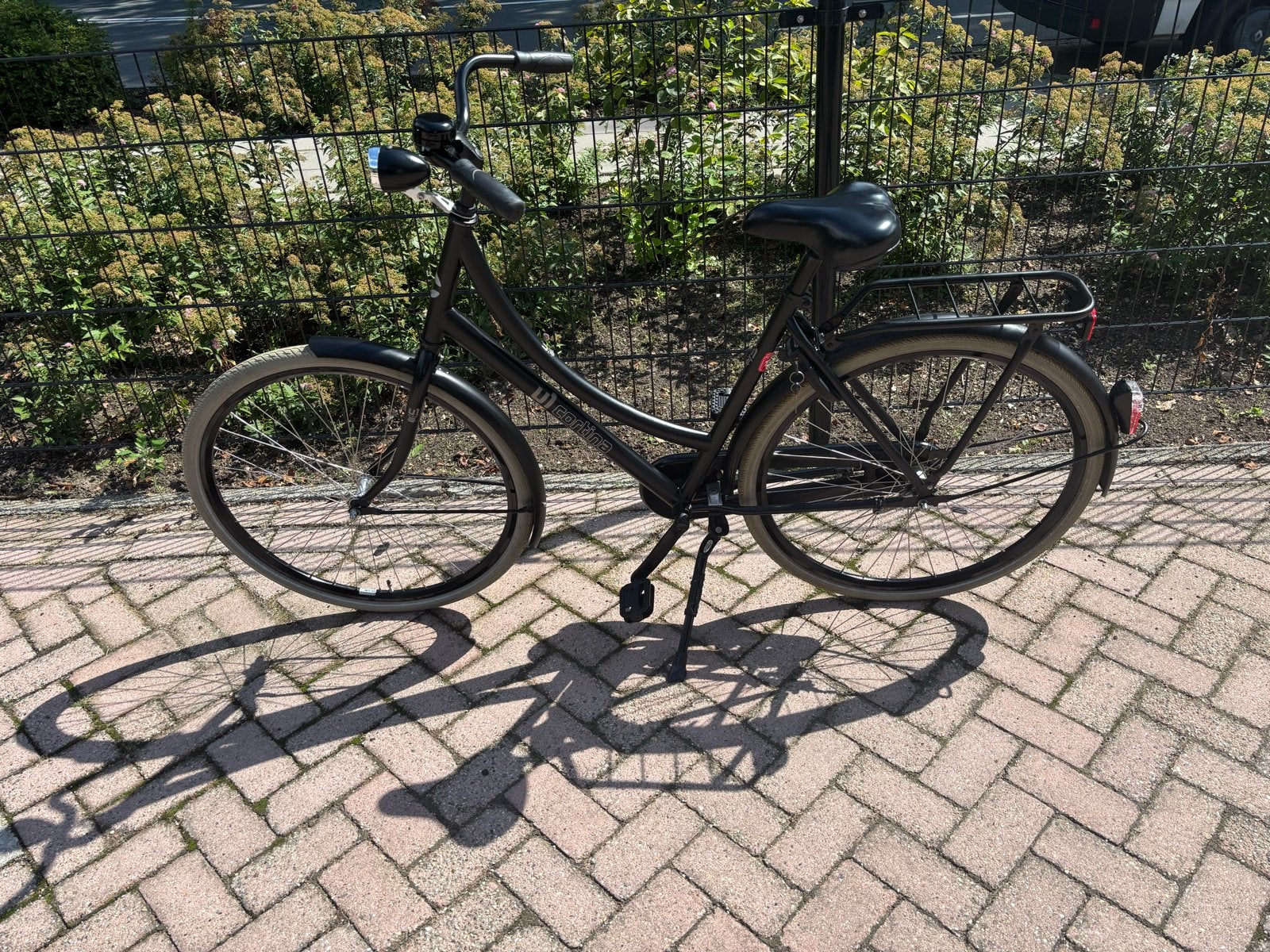 Cortina U1 Pure Damesfiets - Zwart - Zo goed als nieuw, Overige merken, Terugtraprem, Ophalen of Verzenden, Zo goed als nieuw