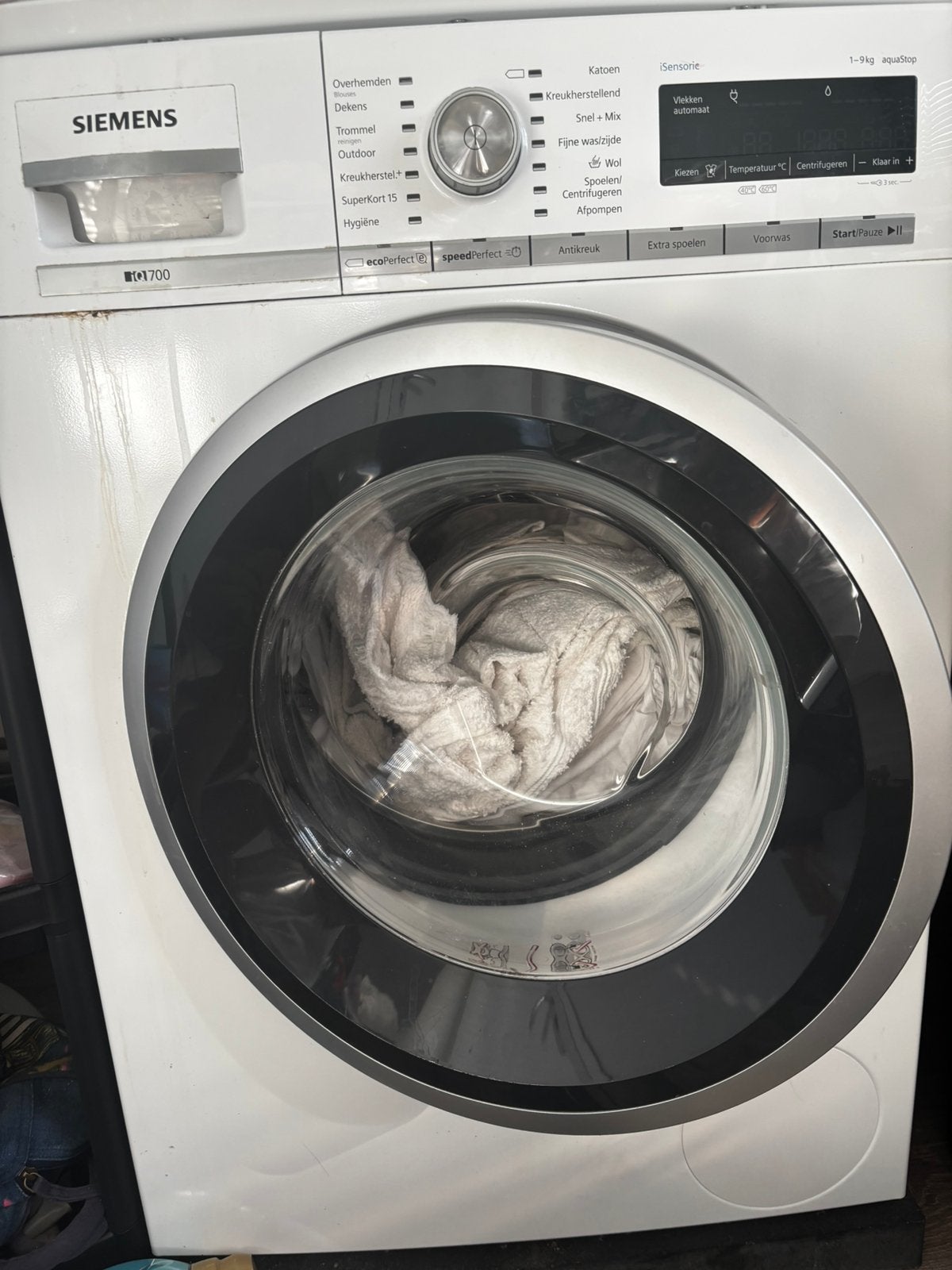 Wasmachine Siemens iQ700 WM16W542NL - 9 kg / 1600 toeren, Witgoed en Apparatuur, Wasmachines, Ophalen, 8 tot 10 kg, 85 tot 90 cm