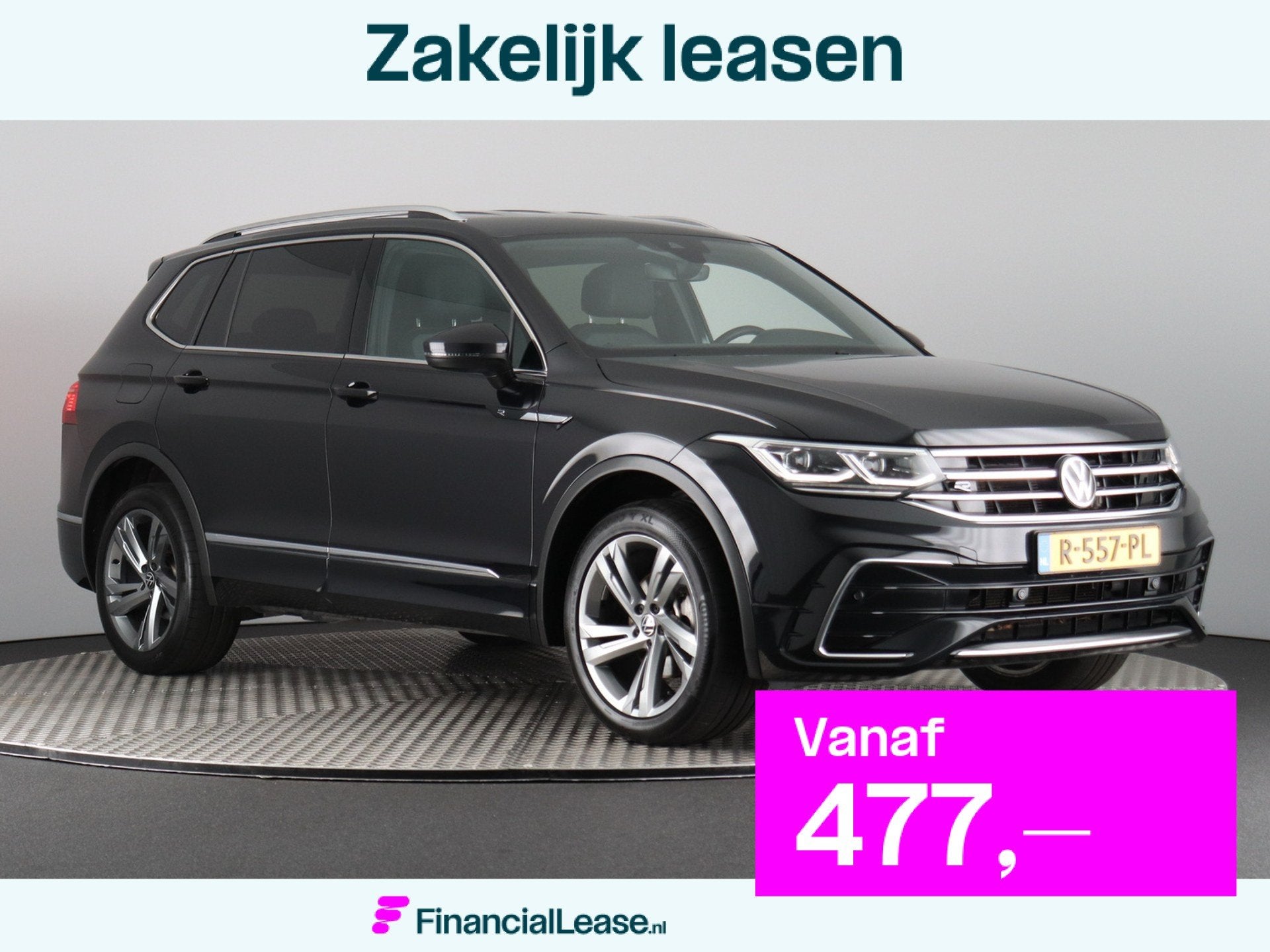 Volkswagen Tiguan Allspace 1.5 TSI R-Line Business+ (NL-Auto, Dealer onderhouden, Euro 6, 150 pk, Leder en Stof