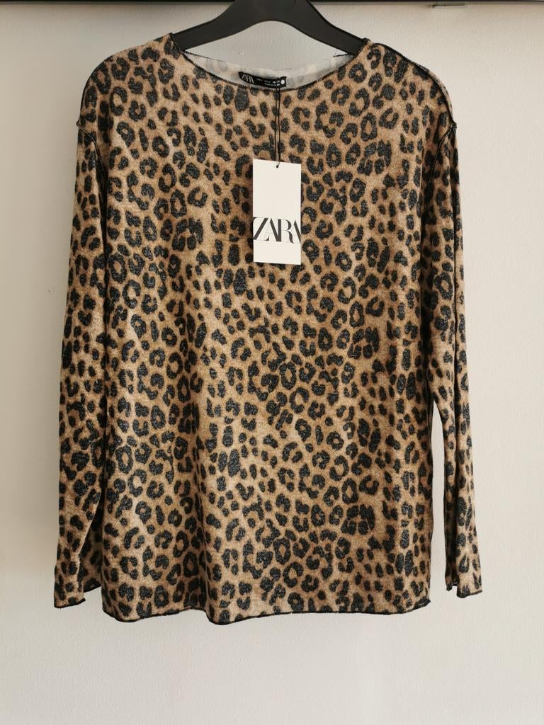 ZARA truien met dierenprint mt. S, Overige kleuren, Verzenden, Zara, Nieuw