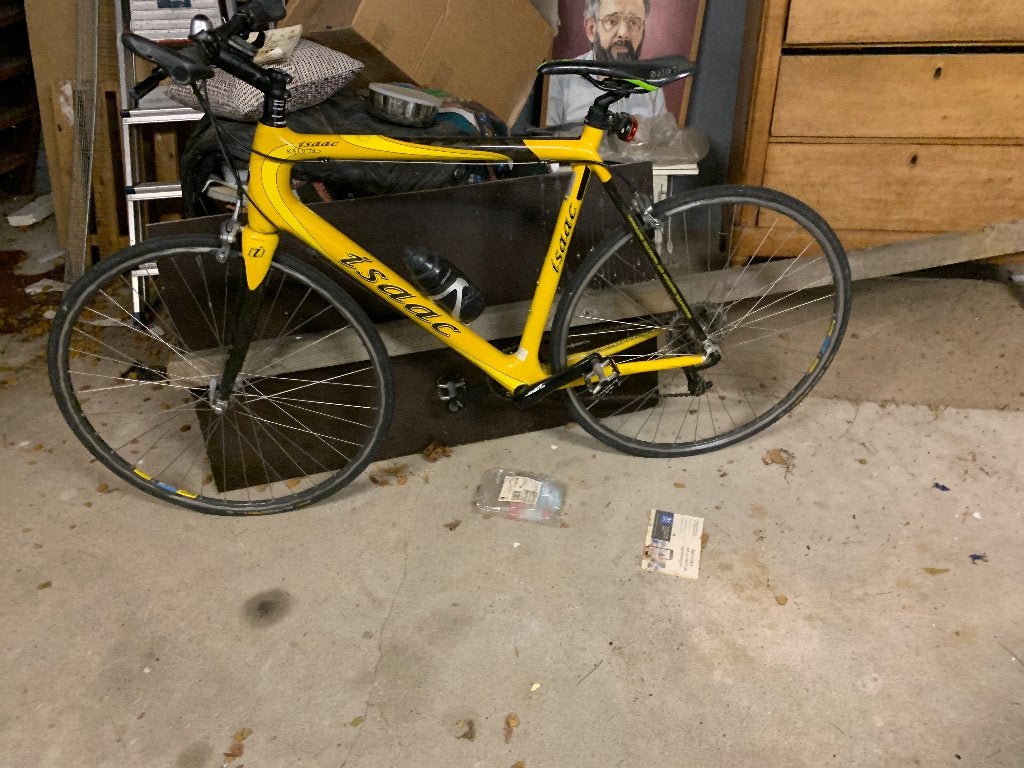 Isaac racefiets, Fietsen en Brommers, Gebruikt, Carbon, 10 tot 15 versnellingen, Velgrem