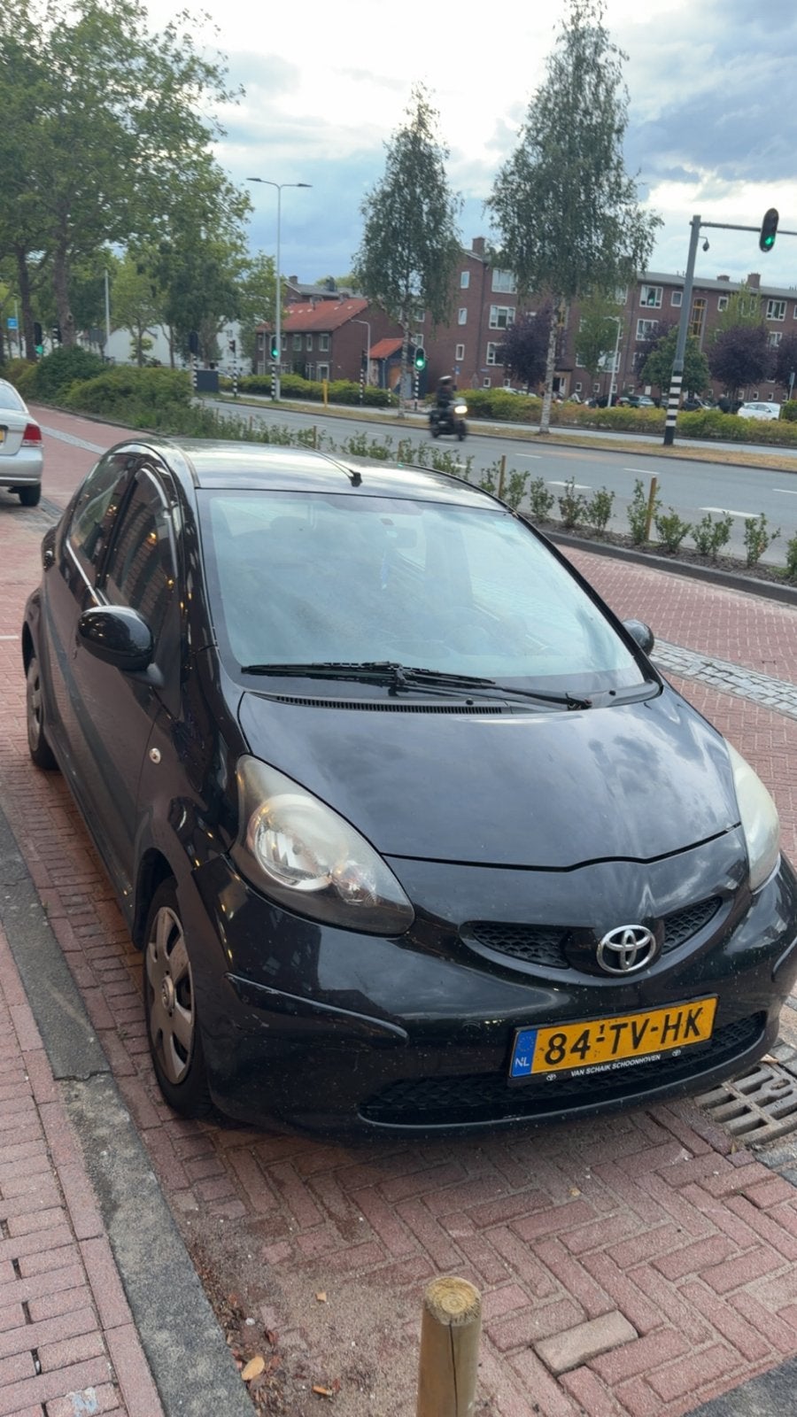 Toyota Aygo 1.0 12V Vvt-i 5DRS 2007 Zwart, Auto's, Voorwielaandrijving, 4 stoelen, Origineel Nederlands, Handgeschakeld