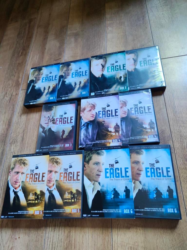 Dvd the Eagle Volledige Serie in Boxen 6 Seizoenen, Vanaf 12 jaar, Ophalen of Verzenden, Zo goed als nieuw