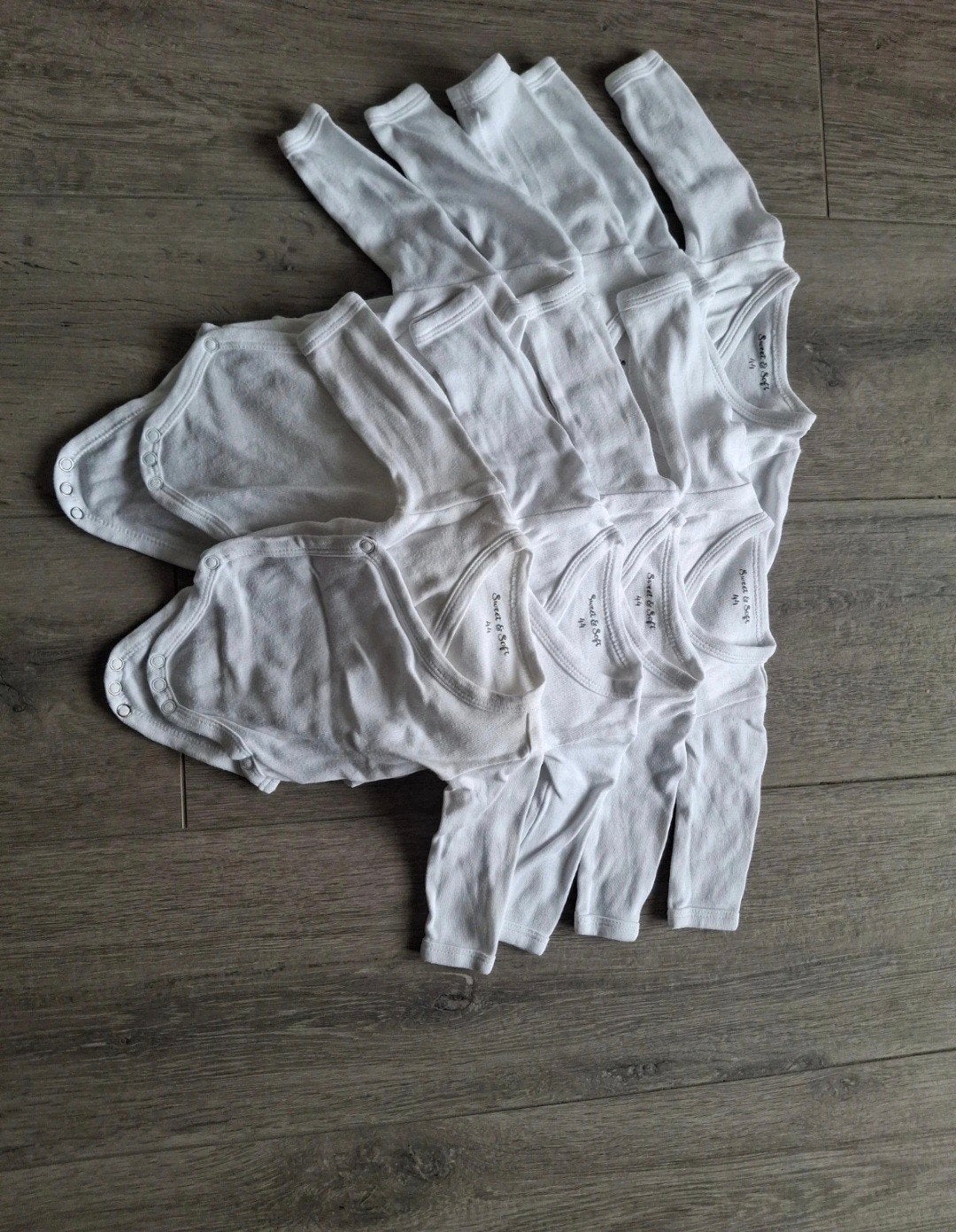9 Zeeman Sweet & Soft overslagrompers lange mouw maat 44, Ophalen of Verzenden, Zo goed als nieuw, Zeeman, Jongetje of Meisje
