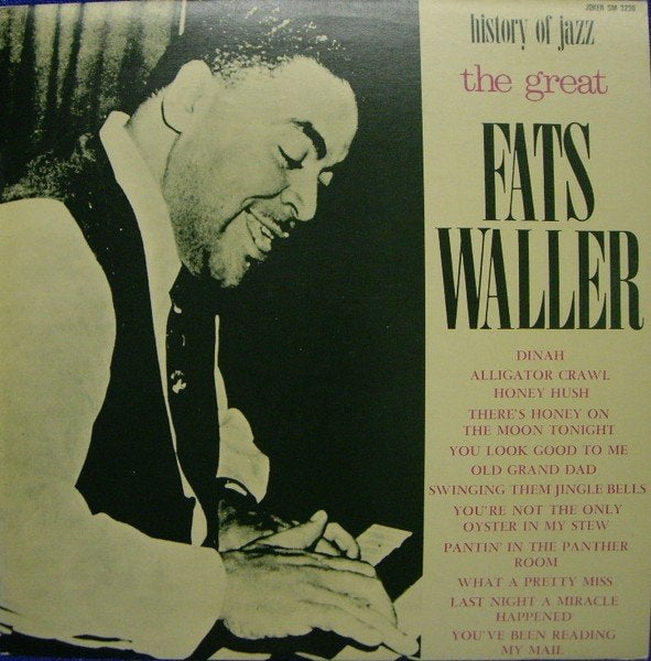 LP - Fats Waller ‎– The Great Fats Waller, Cd's en Dvd's, LP, Gebruikt, Ophalen of Verzenden, Jazz