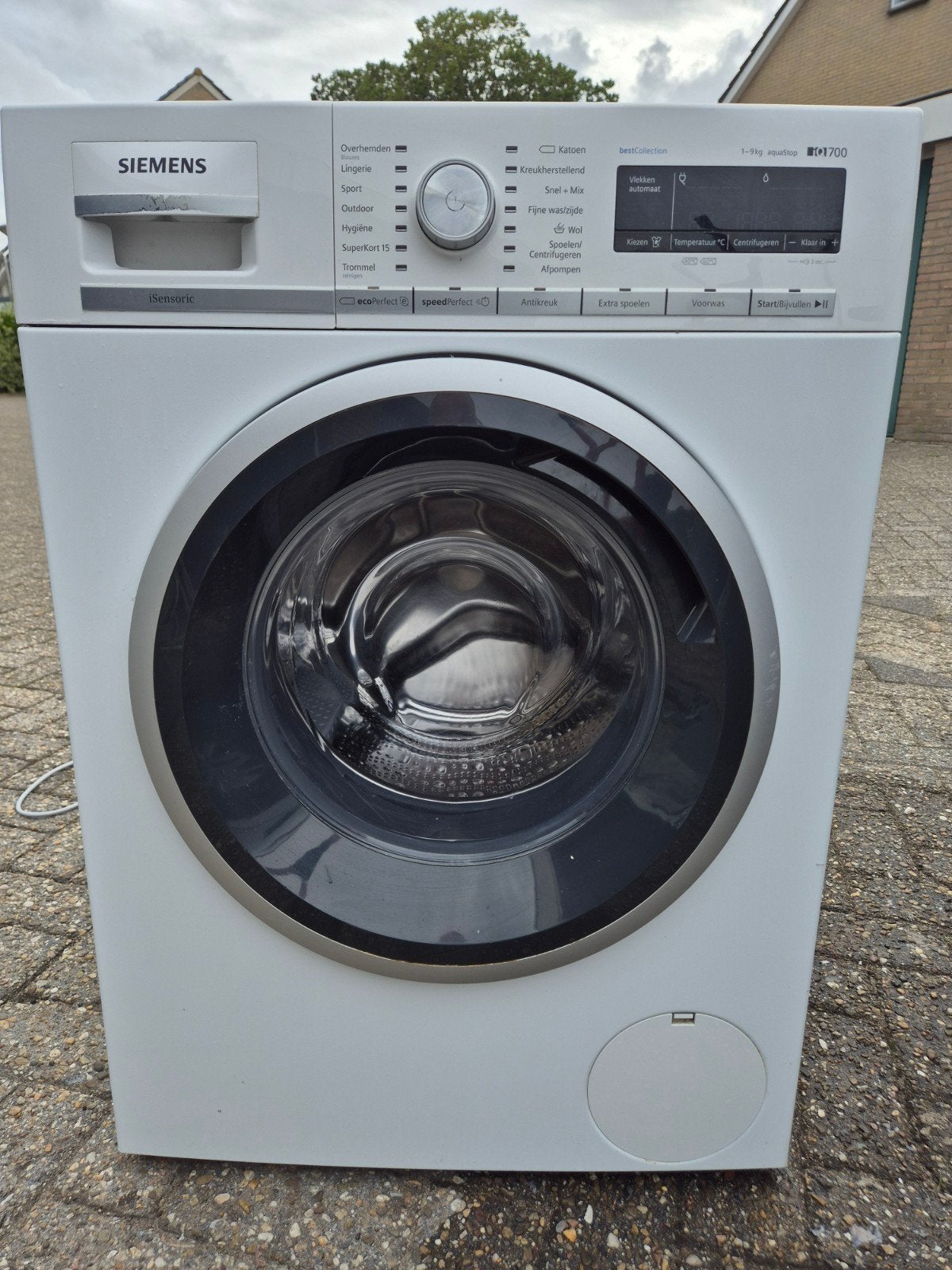 Siemens WM16W4GNL IQ700 9kg 1600toeren, Minder dan 85 cm, Ophalen of Verzenden, Zo goed als nieuw, 1200 tot 1600 toeren