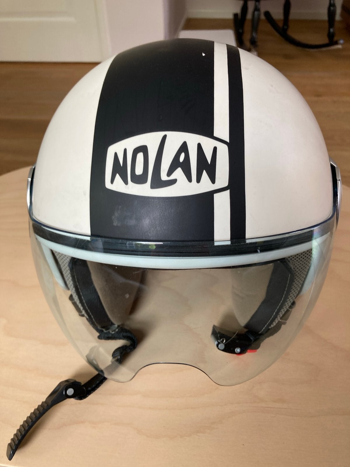 Nolan N20 Jethelm - Maat XS - Wit/Zwart, Motoren, Kleding | Motorhelmen, XS, Nolan, Jethelm, Ophalen of Verzenden