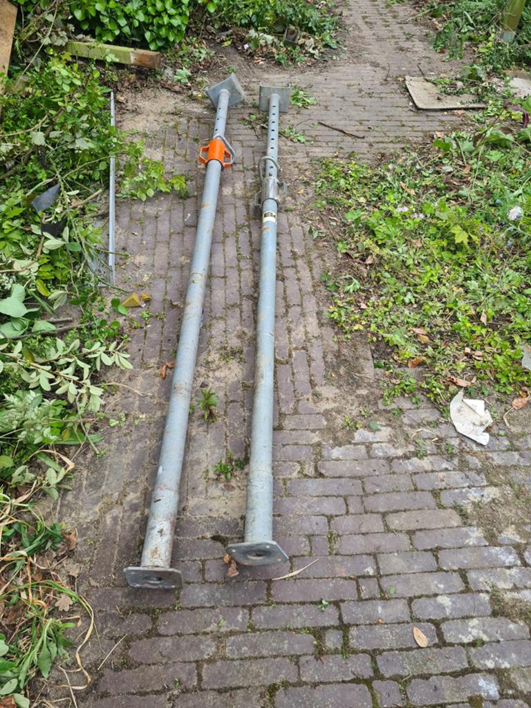 2 Gebruikte bouwstempels, Doe-het-zelf en Verbouw, Steigers, Ophalen of Verzenden, Gebruikt, Overige typen, 2 tot 5 meter