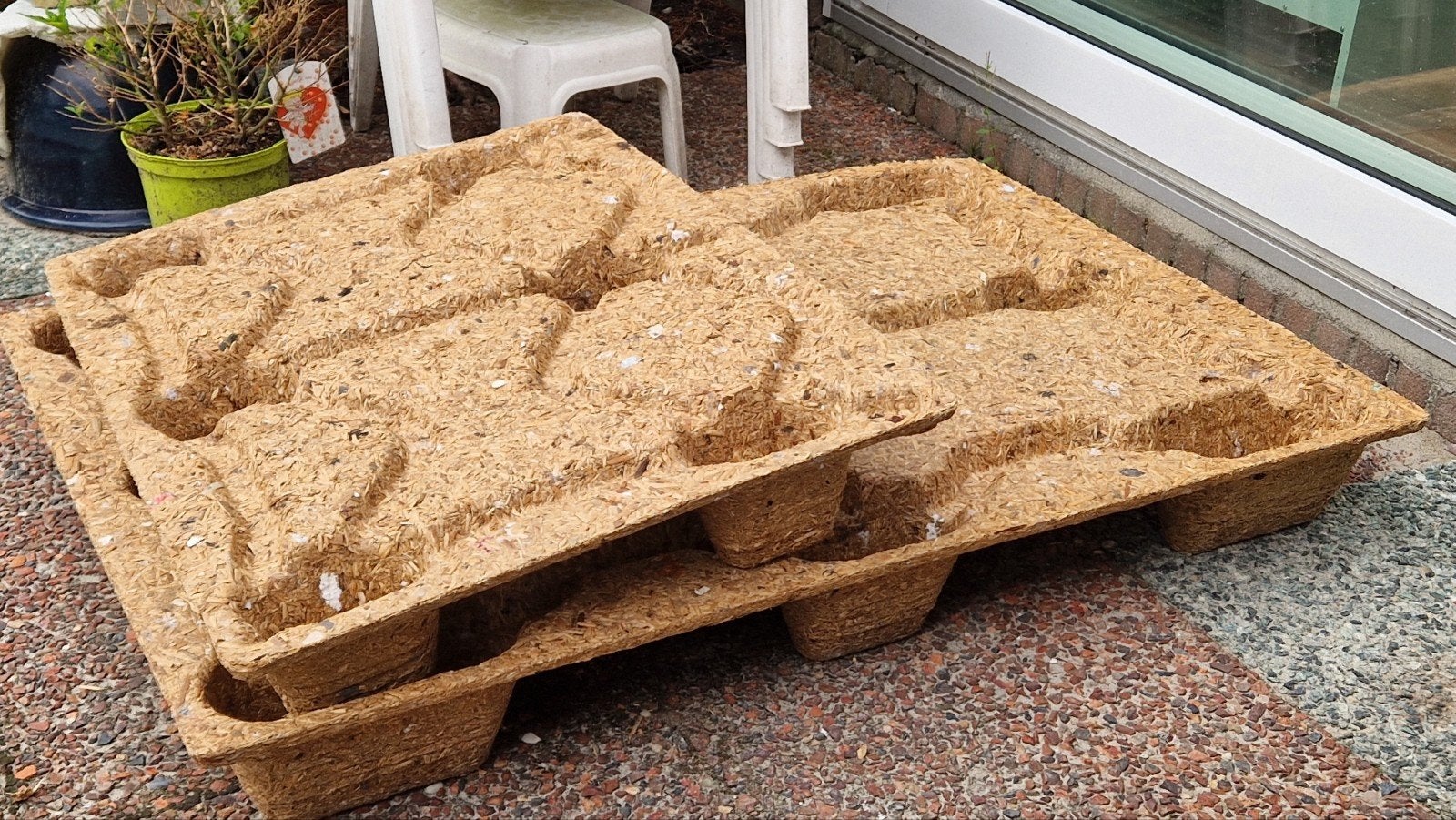 GRATIS ophalen in Marsum 2 pallets, Ophalen, Gebruikt