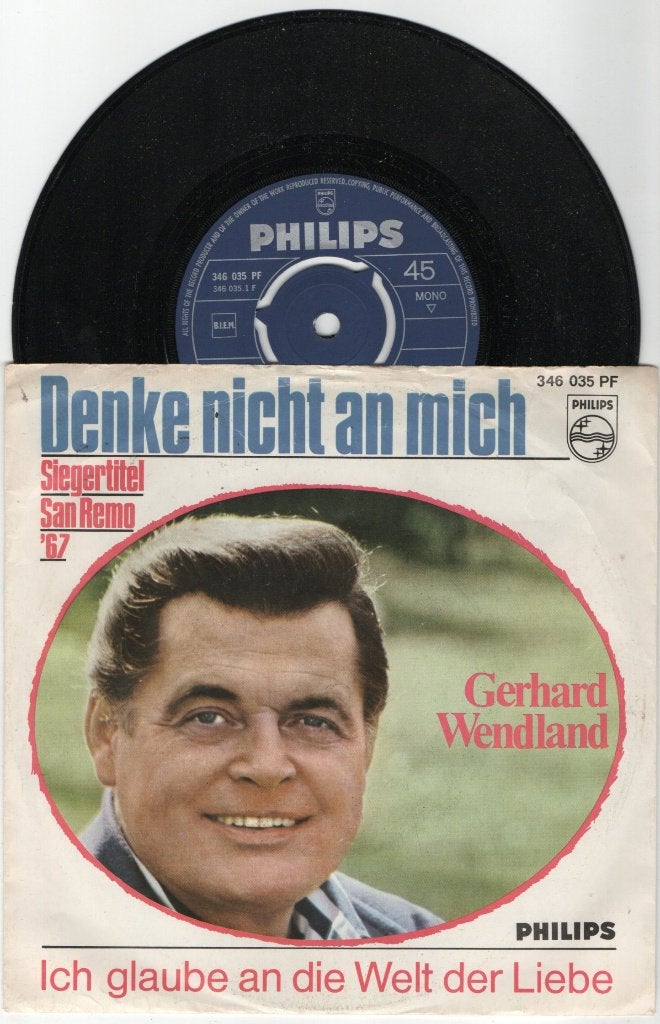 Gerhard Wendland – Denke Nicht An Mich, Ophalen of Verzenden, Gebruikt, Pop