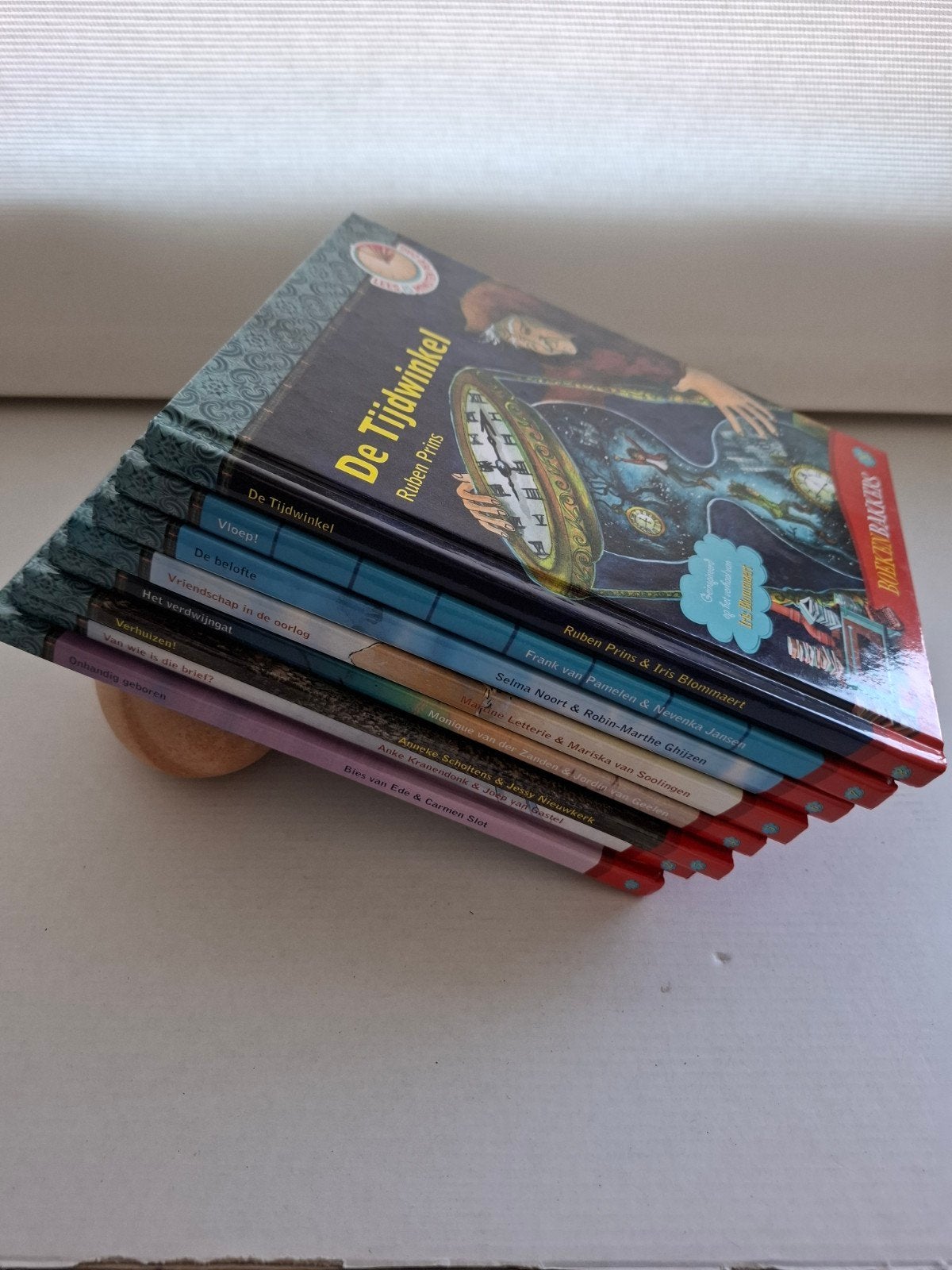 8 leesboekjes boekenbakkersreeks, Complete serie of reeks, Ophalen, Zo goed als nieuw, Europa