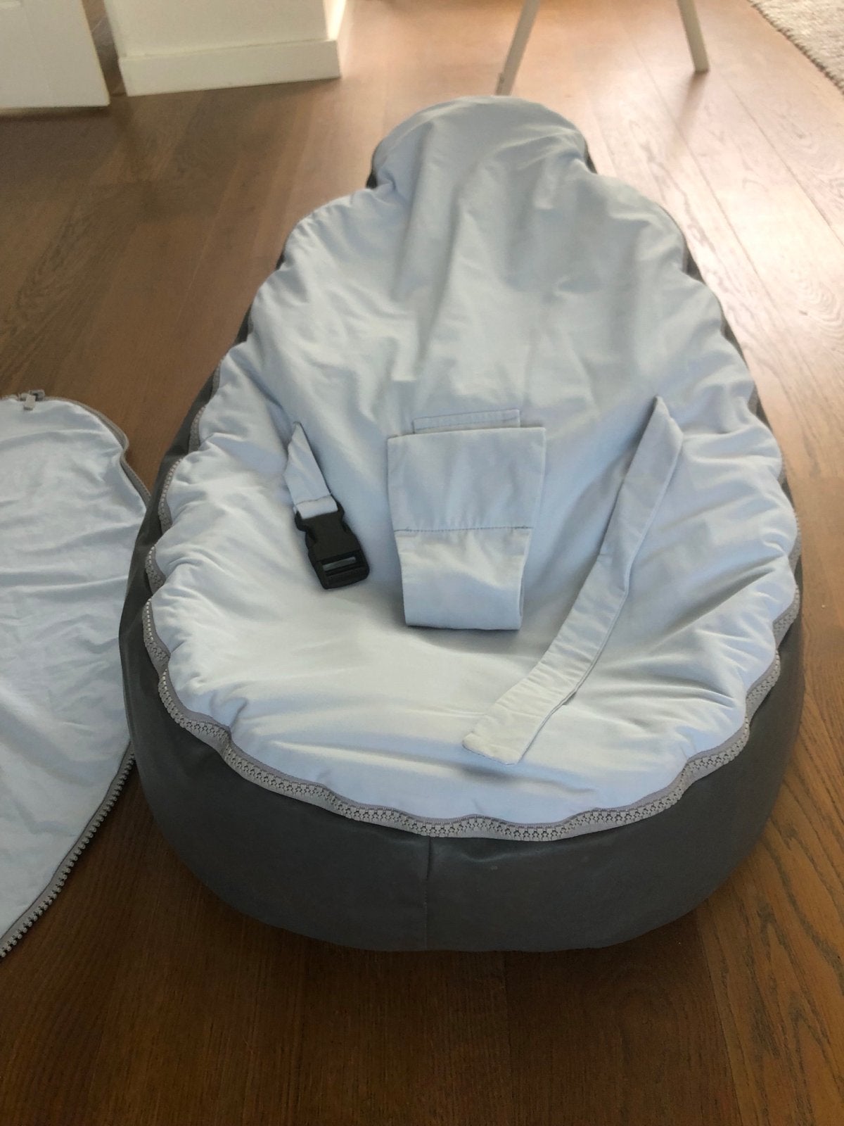 Doomoo Comfy Baby Zitzak - Grijs/Blauw, Ophalen of Verzenden, Gebruikt
