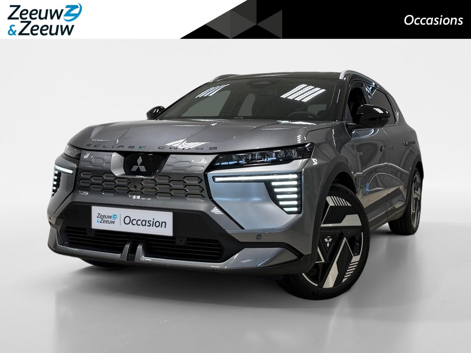 Mitsubishi Eclipse Cross INSTYLE | 87 KWH | PANODAK | LEDER, Auto's, 12 maanden, Verwarmde buitenspiegels, Zwart, 1801 kg