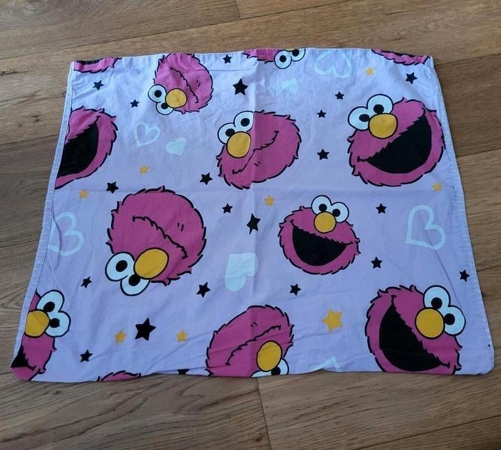 Elmo Dekbedovertrek 140x200 - Meisjes, Gebruikt, Meisje, Ophalen of Verzenden, Deken of Dekbed