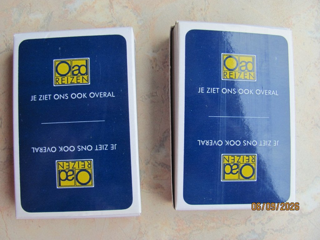 2x NIEUW Kaartspel spel stok KAARTEN speelkaartenset Bridge, Een of twee spelers, Ophalen of Verzenden, Nieuw, Oad Reizen