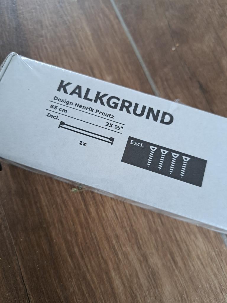 IKEA KALKGRUND Handdoekrek 65 cm, Overige typen, IKEA, Ophalen of Verzenden, Metaal