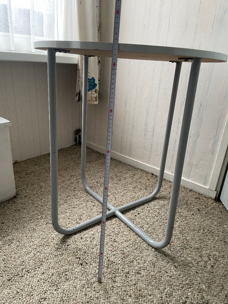 vintage tafel, Ophalen, Overige materialen, Gebruikt, 50 tot 100 cm