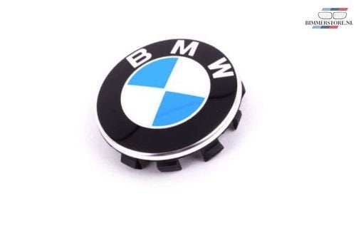 BMW naaf velg embleem logo zwart blauw wit chrome 56 mm 3613, -, -, Nieuw, Ophalen of Verzenden