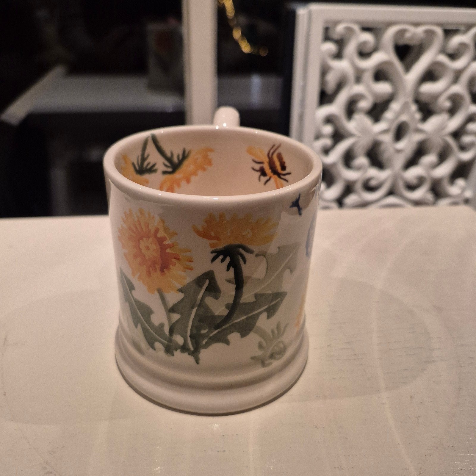Emma Bridgewater mok 0.5 1/2pt Dandelion Paardebloem nieuw, Nieuw, Emma Bridgewater, Overige stijlen, Aardewerk