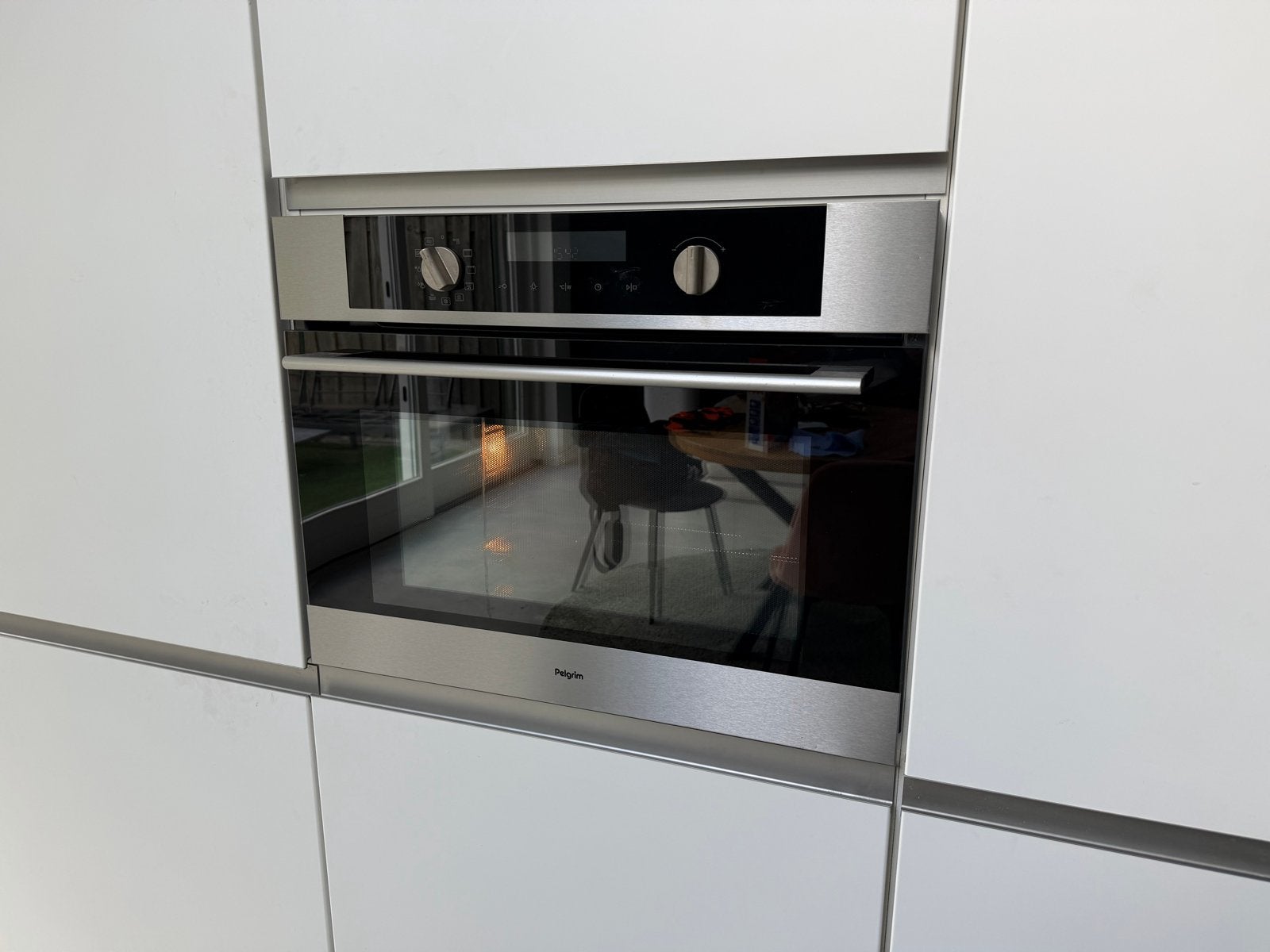 Pelgrim MAC514RVS Combi-oven - Magnetron defect, Ophalen, Hete lucht, Pelgrim, Combi-oven