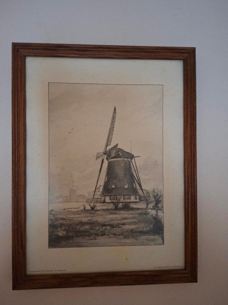 kunst, Antiek en Kunst, Ophalen, Ingelijst, Landschap